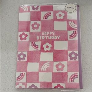 Pink Birthday Card
